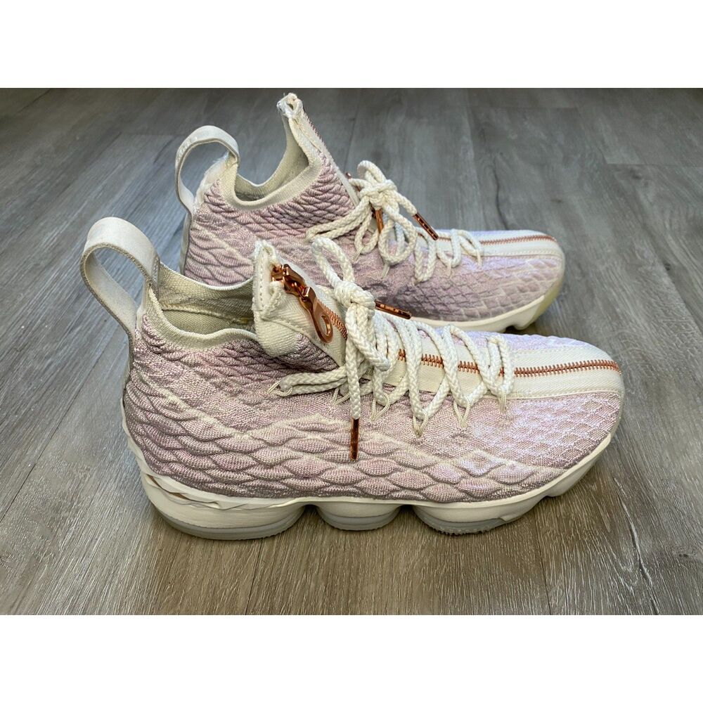 Kith x Nike LeBron 15 Performance Rose Gold AJ3936-900 Men's Size 7.5 Rare